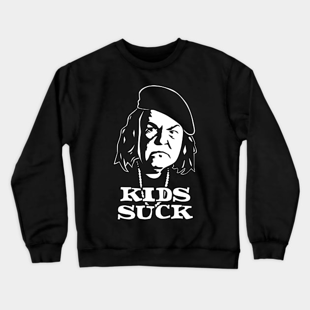 The Goonies Mama Fratelli Kids Suck Crewneck Sweatshirt by SandiTyche